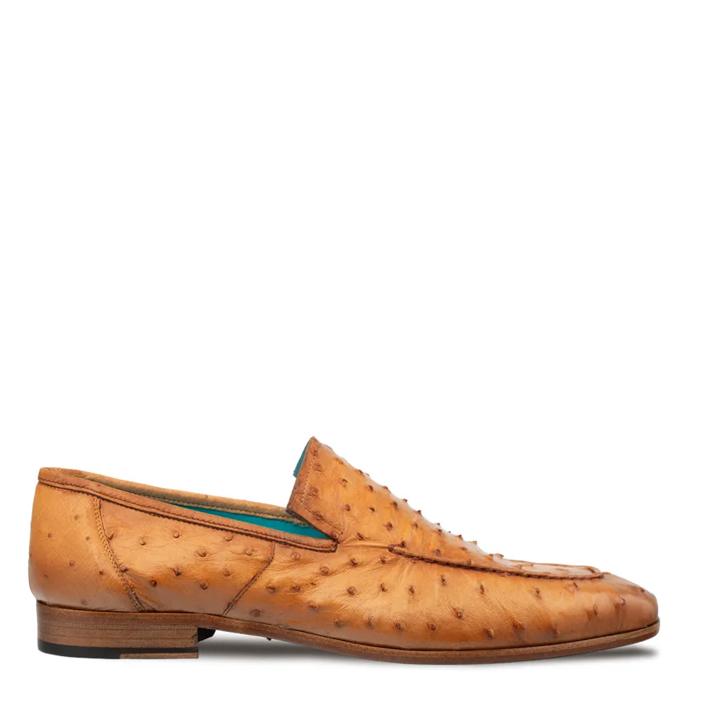 Menor Ostrich Slip On sold by Mezlan