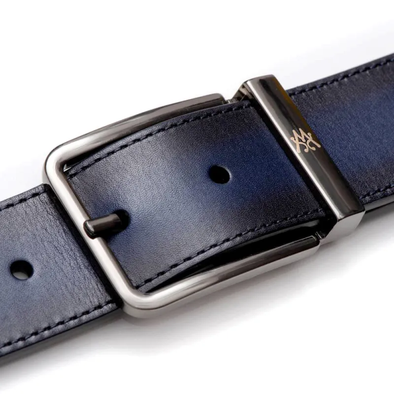 Signature Patina Belt made by Mezlan