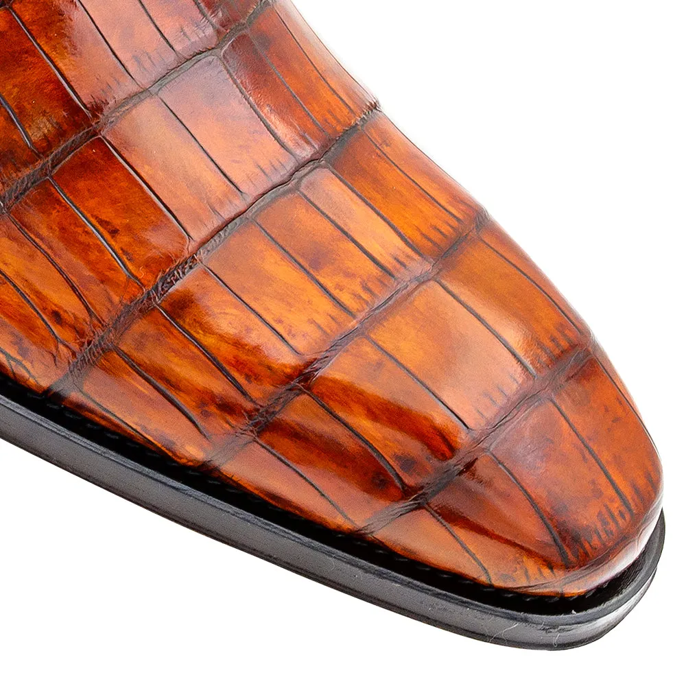 Hi-Shine Alligator Lace Up sold by Mezlan product image thumbnail 5