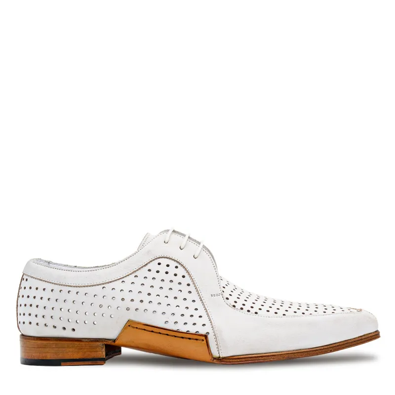 Perforated Calf Summer Derby sold by Mezlan