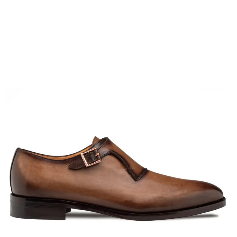 Plain Toe Single Monkstrap sold by Mezlan