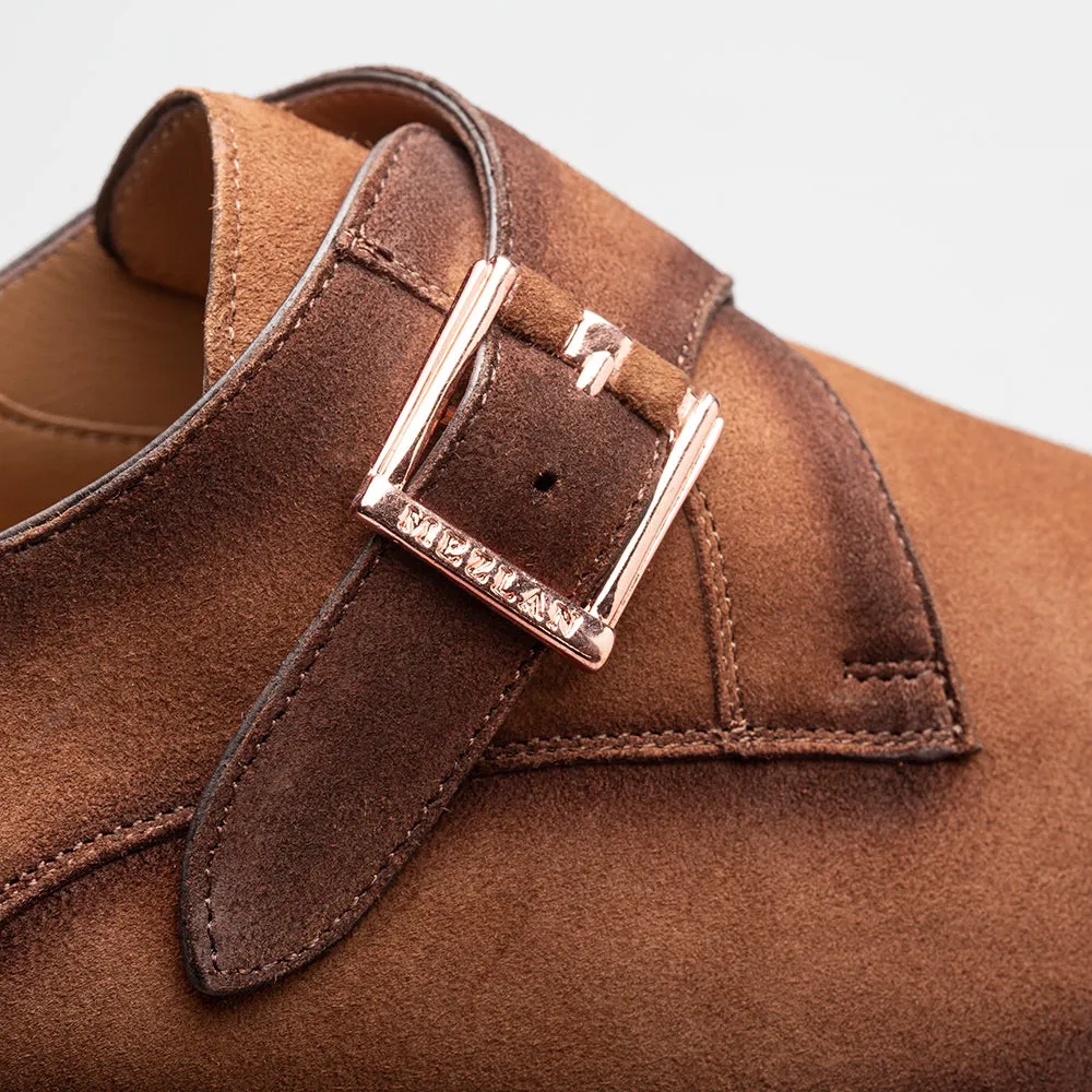 Albini Suede Monk strap sold by Mezlan product image thumbnail 4