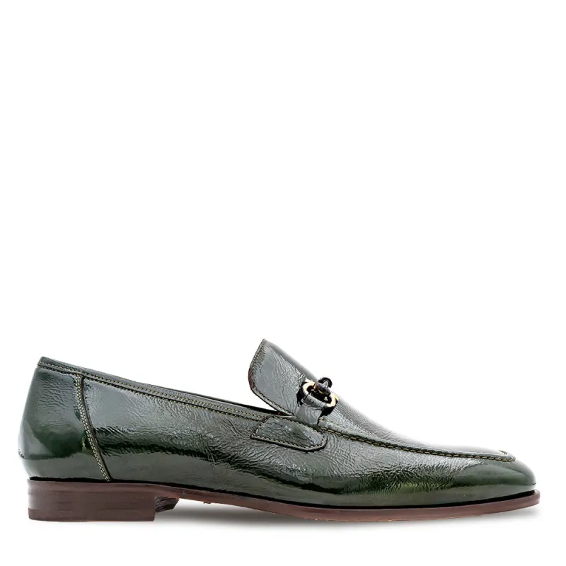 Shiny Calf Ornament Loafer sold by Mezlan