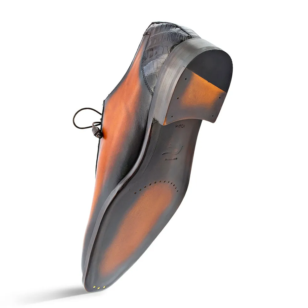 Patina Calf/Crocodile Oxford sold by Mezlan product image thumbnail 5