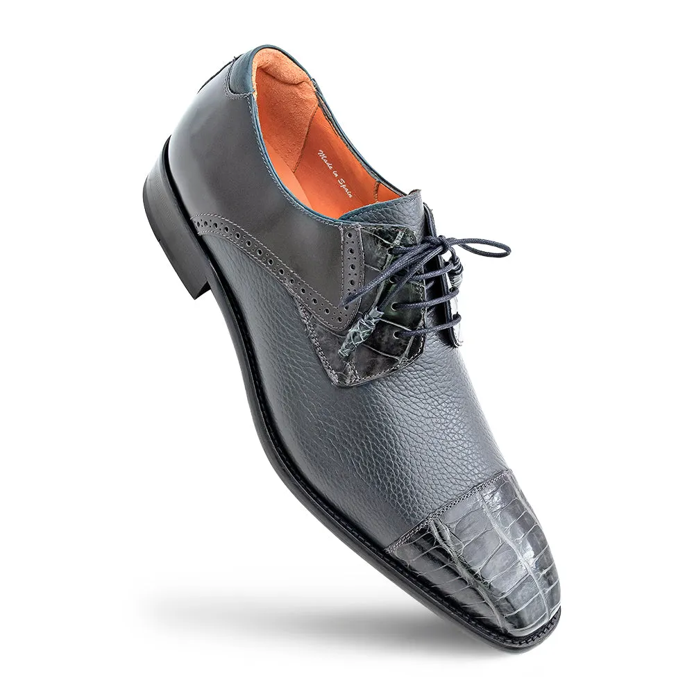 Alligator/Calf Cap Toe Derby sold by Mezlan product image thumbnail 4