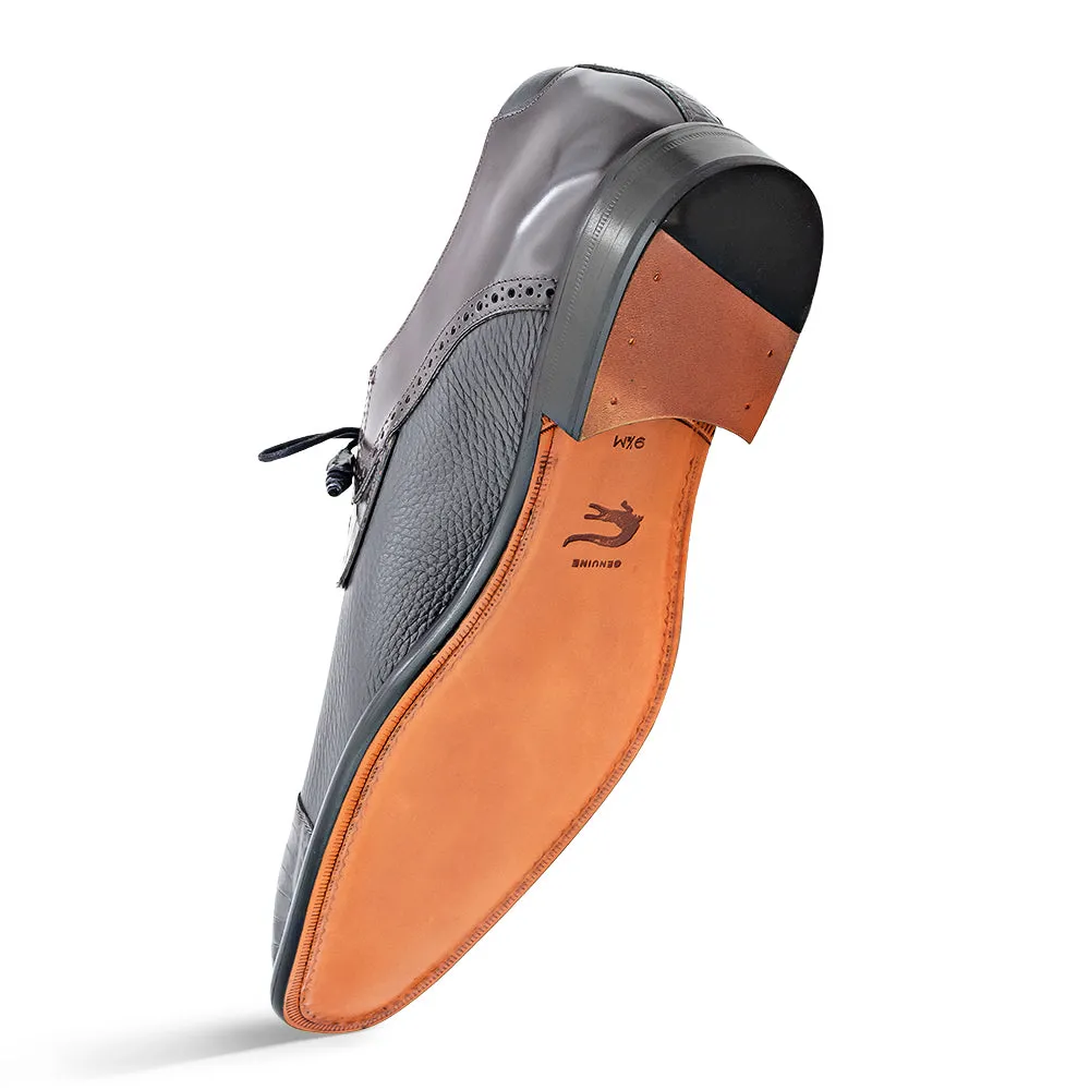 Alligator/Calf Cap Toe Derby sold by Mezlan product image thumbnail 5