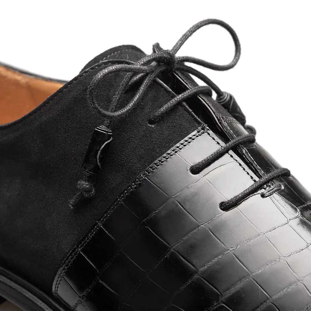 Alligator/Suede Oxford sold by Mezlan product image thumbnail 4