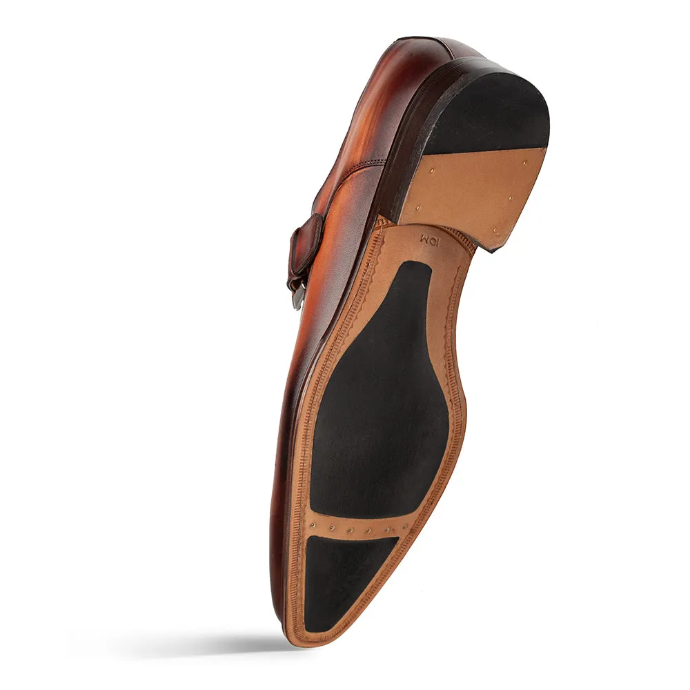 Patina Calf Plain Toe Monk sold by Mezlan product image thumbnail 3