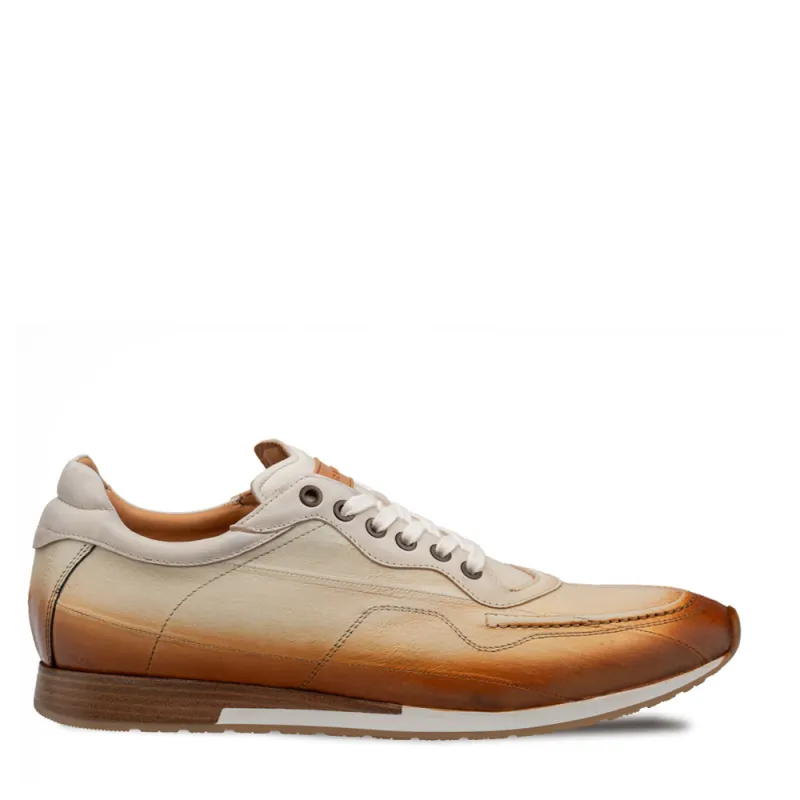 Bi-Tonal Eel Dress Sneaker made by Mezlan