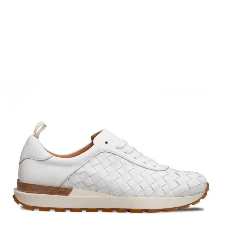Concha Woven Calf Sneaker made by Mezlan