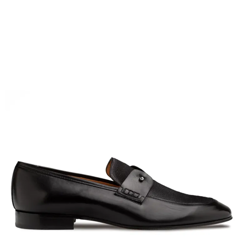 Saona Calf/Linen Slip On made by Mezlan