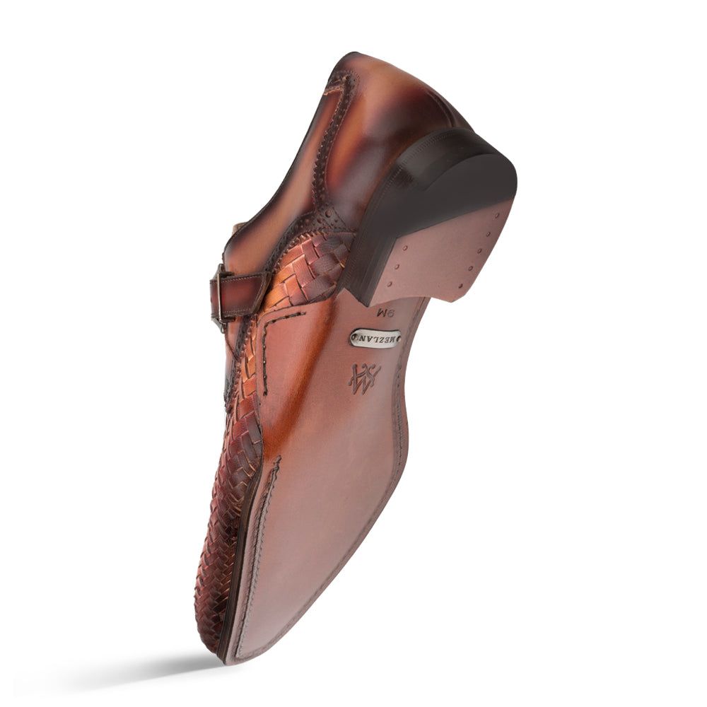 Woven Leather Monk Strap sold by Mezlan product image thumbnail 3