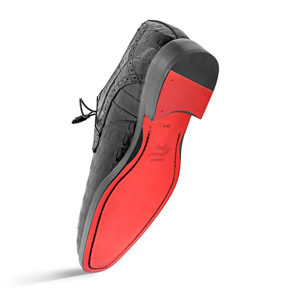 Golfo Plain Toe Crocodile Derby sold by Mezlan product image thumbnail 3