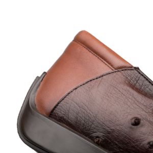 Ostrich Rubber Sole Loafer sold by Mezlan