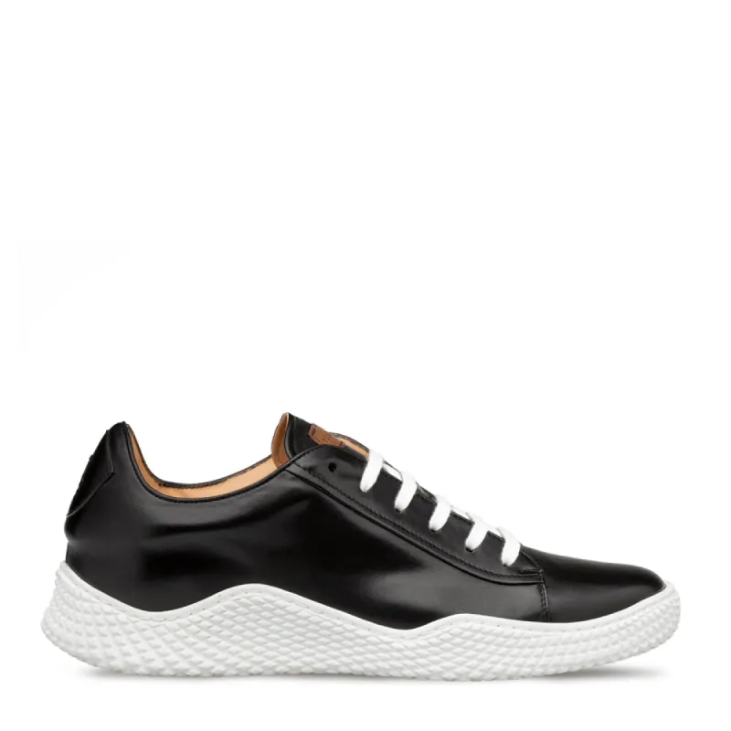 Leather Scallop Sole Sneaker sold by Mezlan