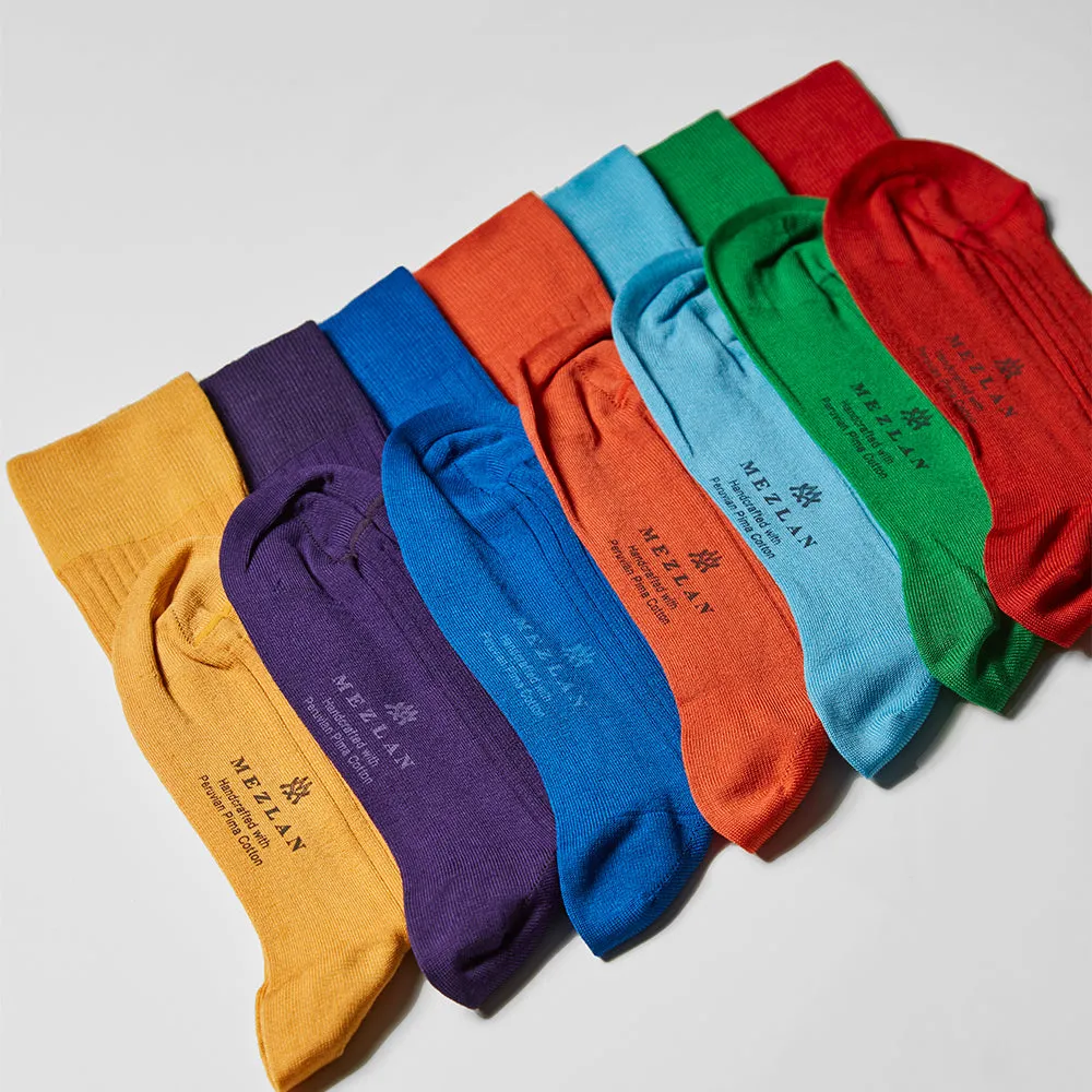 MZ62-FASH Fashion Colors Sock Seven Pack sold by Mezlan product image thumbnail 4