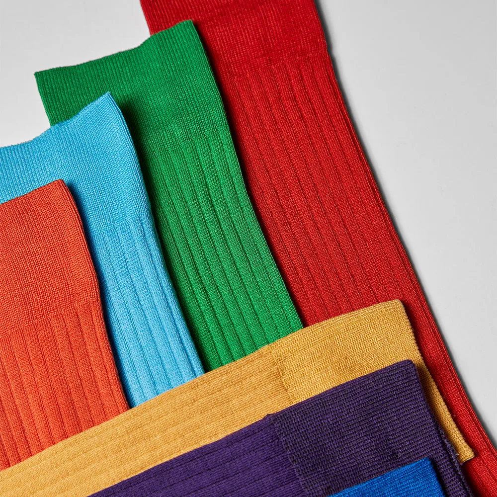 MZ62-FASH Fashion Colors Sock Seven Pack sold by Mezlan product image thumbnail 3