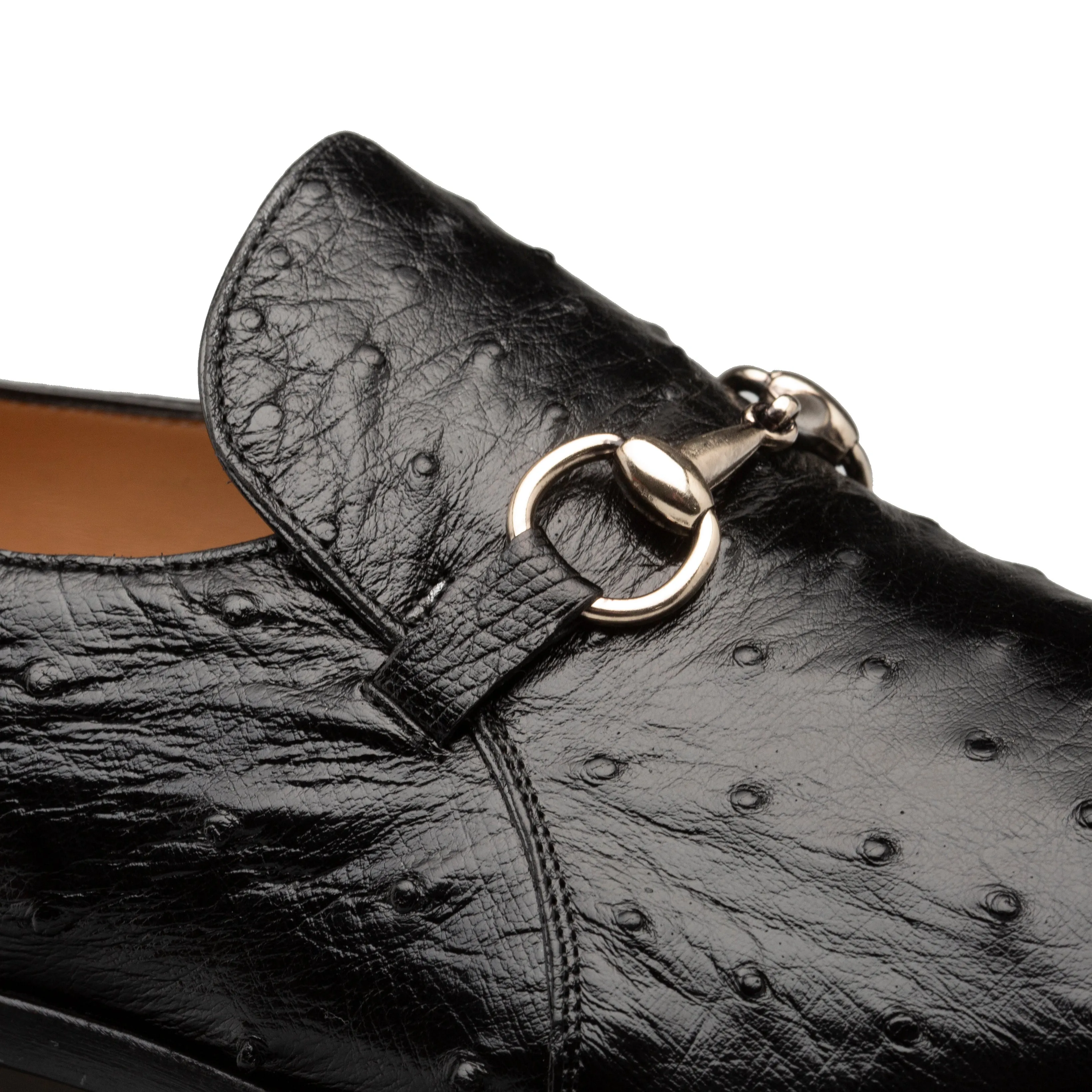 Ostrich Asymmetric Ornament Slip On sold by Mezlan product image thumbnail 4