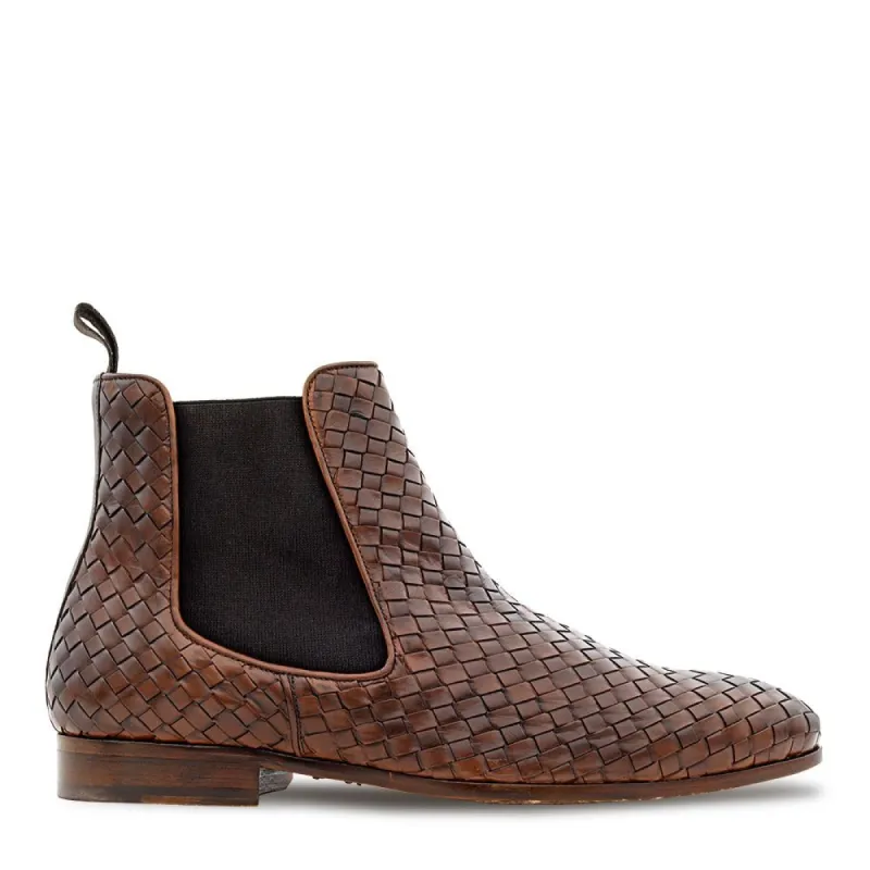 La Jolla Woven Boot sold by Mezlan