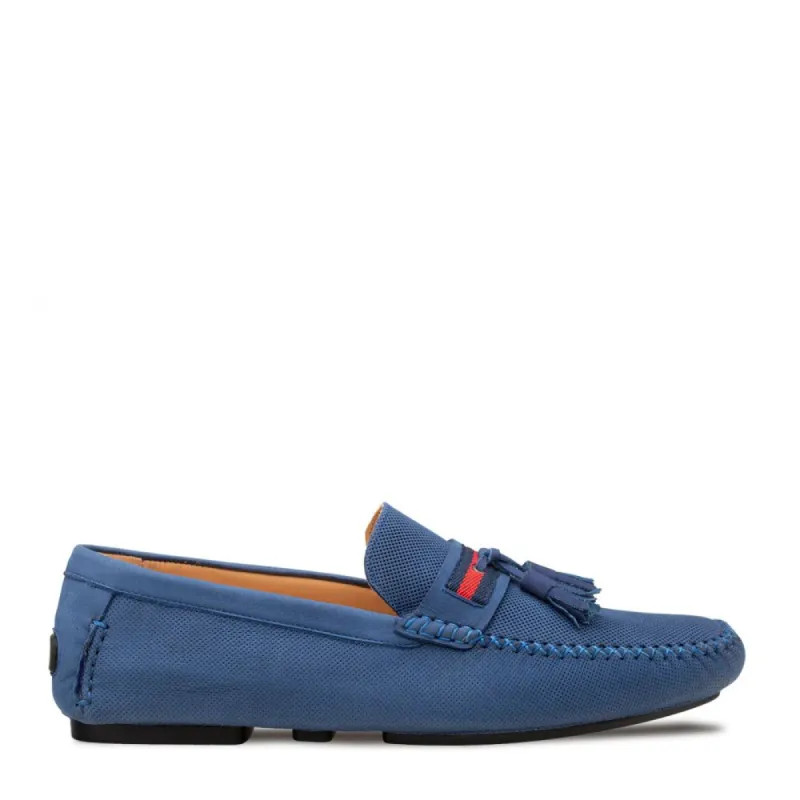 Nubuck Tassel Driver sold by Mezlan