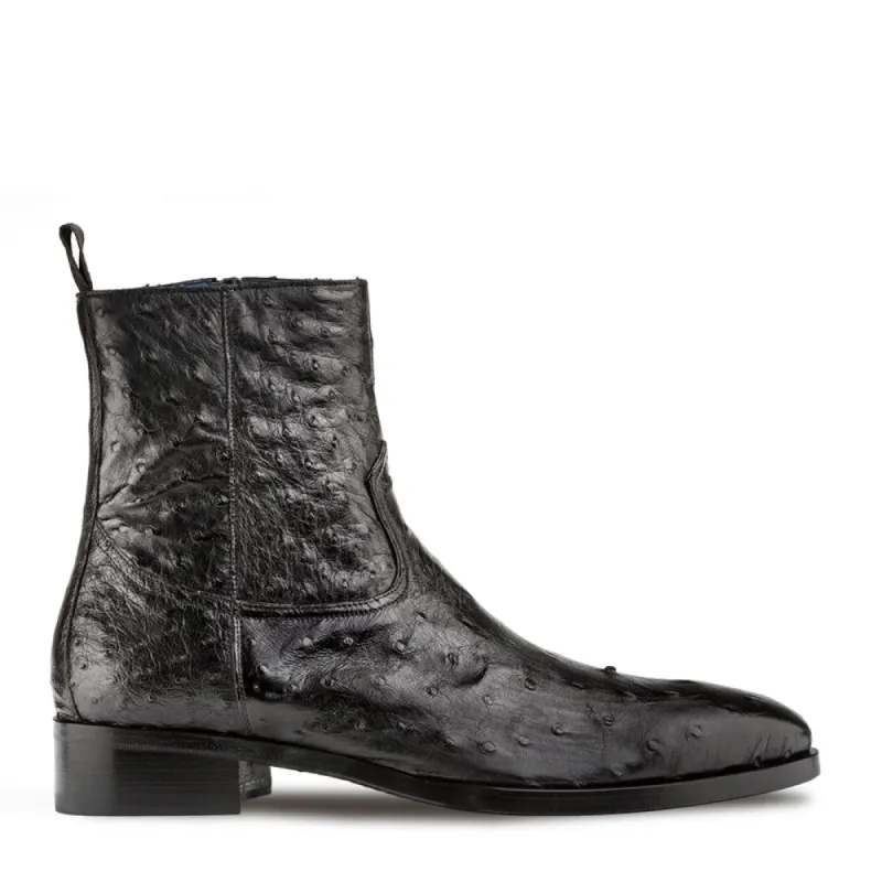 Straight-Heel Ostrich Boot sold by Mezlan