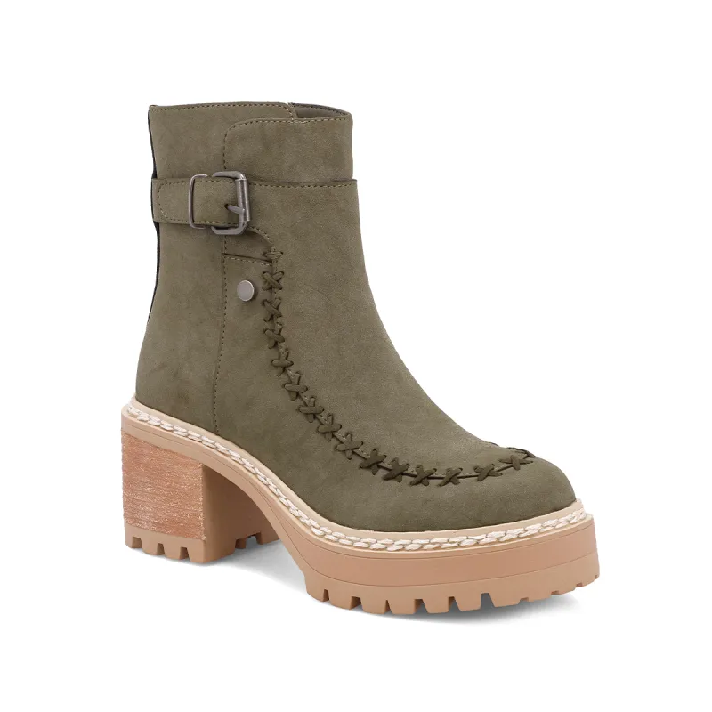TOULA - KHAKI made by Mia Shoes