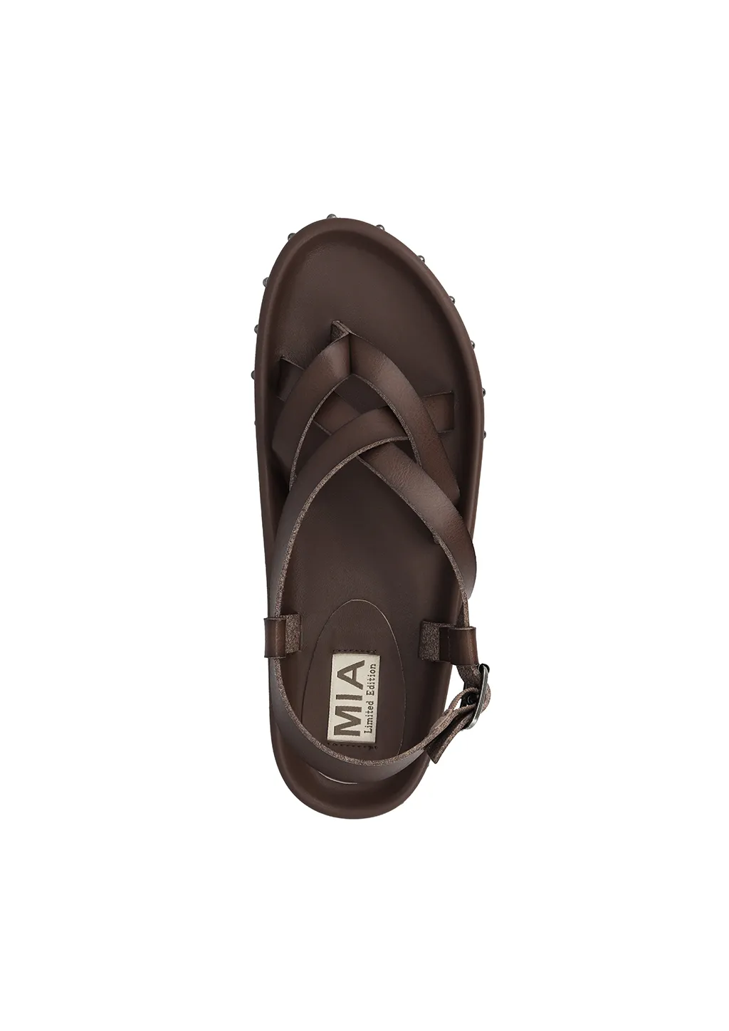 ZURIE - DARK BROWN sold by Mia Shoes product image thumbnail 4