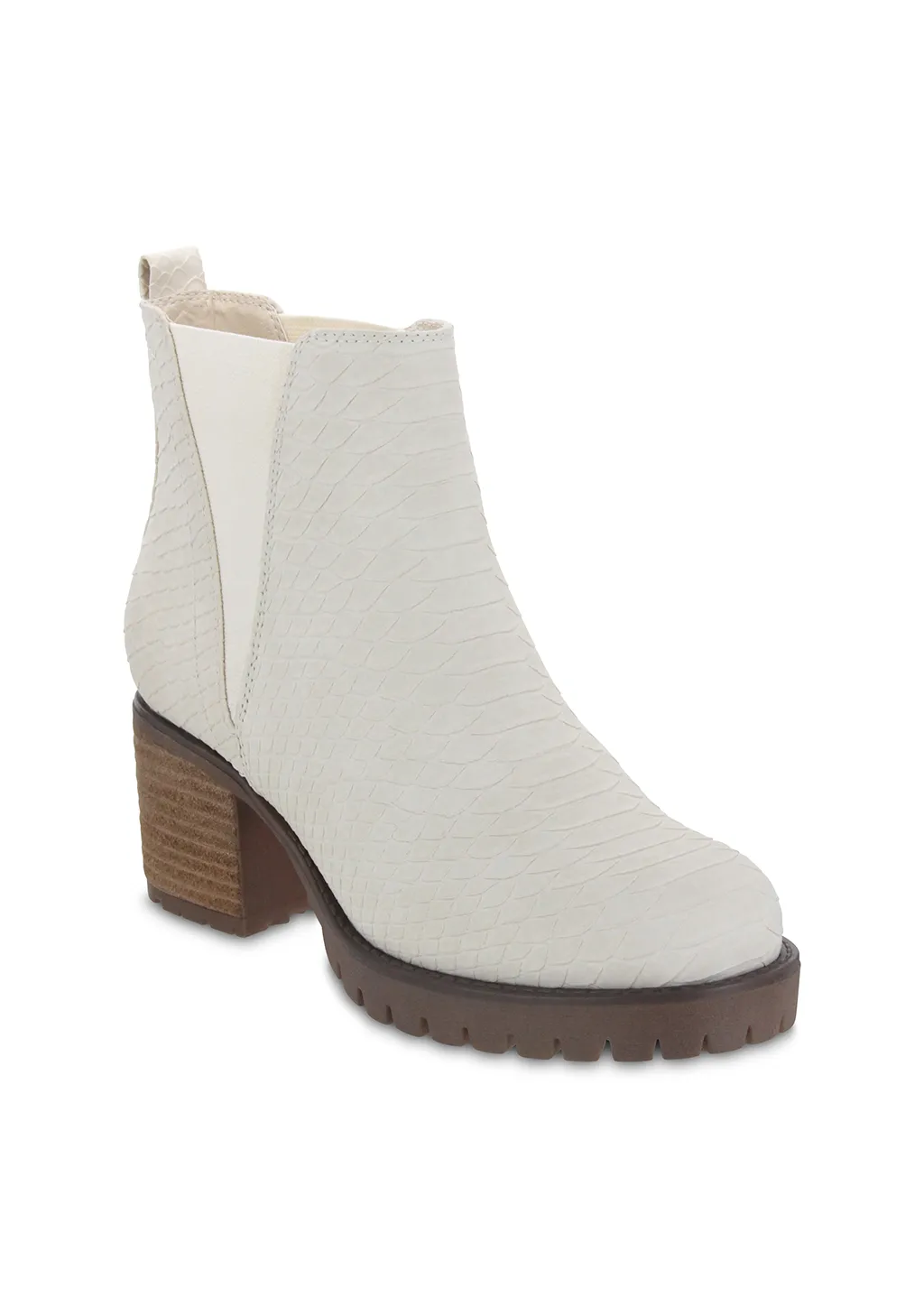 JODY - IVORY PYTHON sold by Mia Shoes