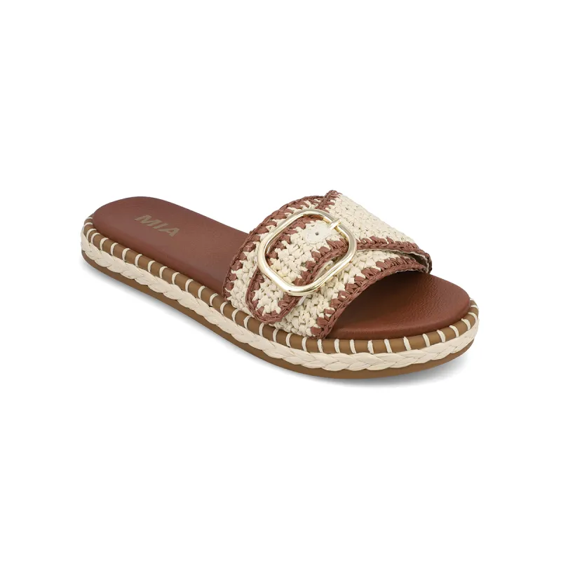 SABRIEL - BONE/COGNAC made by Mia Shoes