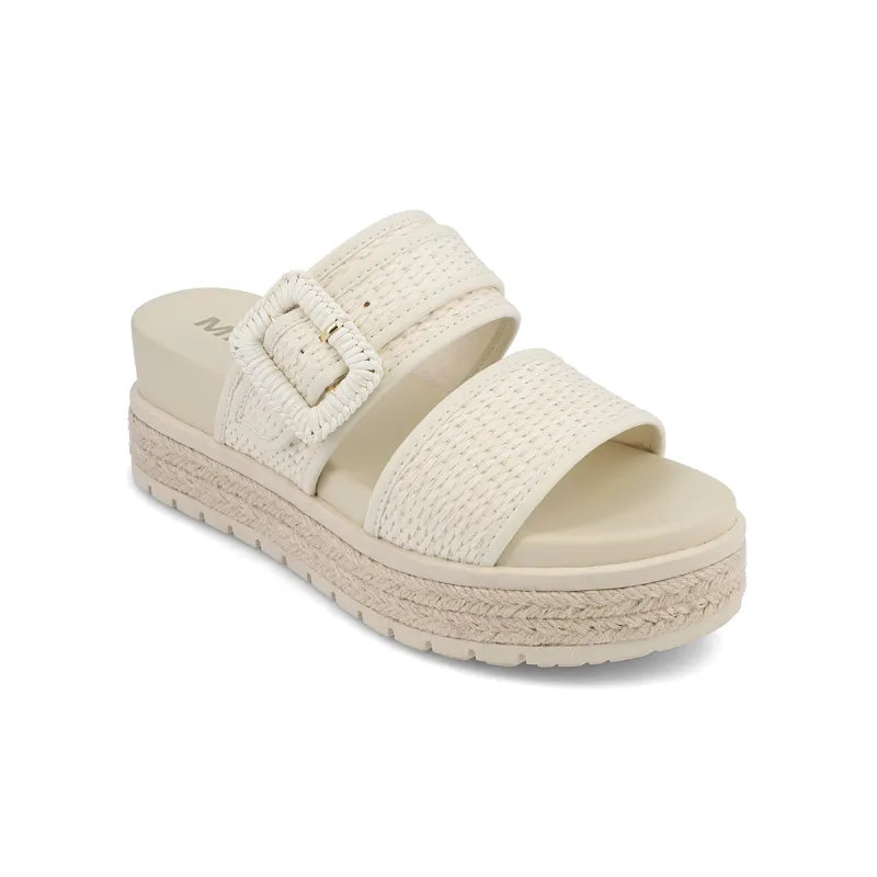 KYLIAN - BONE RAFFIA made by Mia Shoes