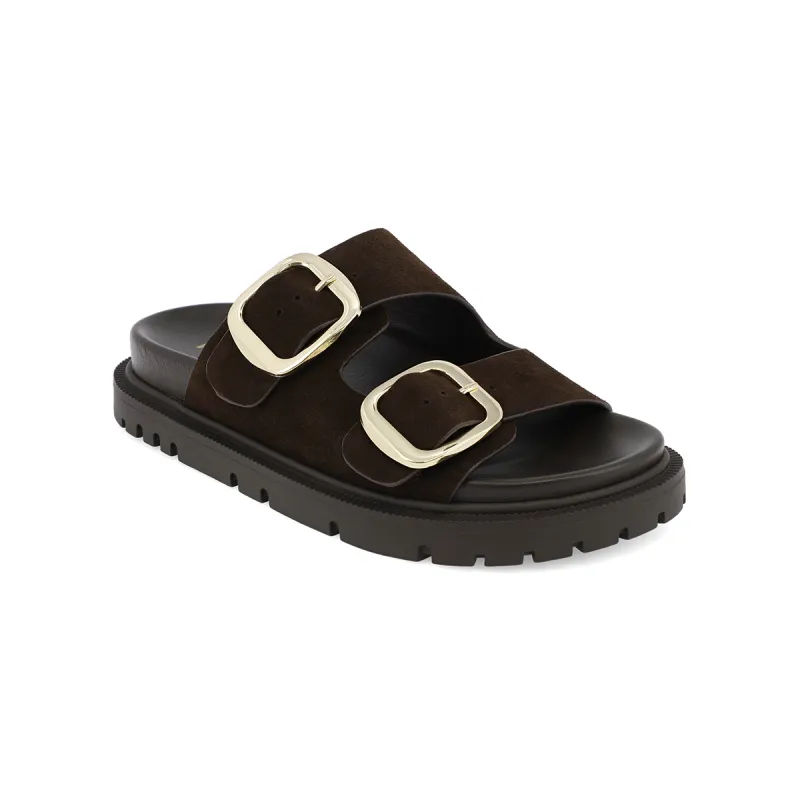 GEN-R - CHOCOLATE SUEDE made by Mia Shoes