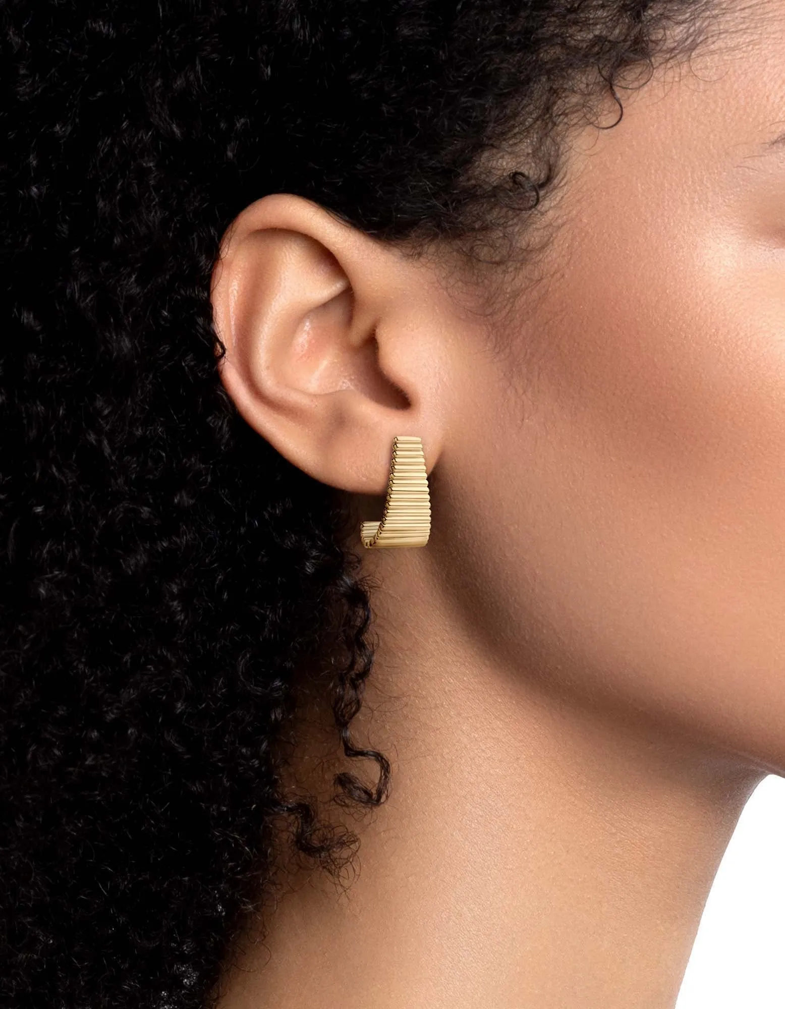 Nia Earrings, Gold Plated sold by Miansai product image thumbnail 2