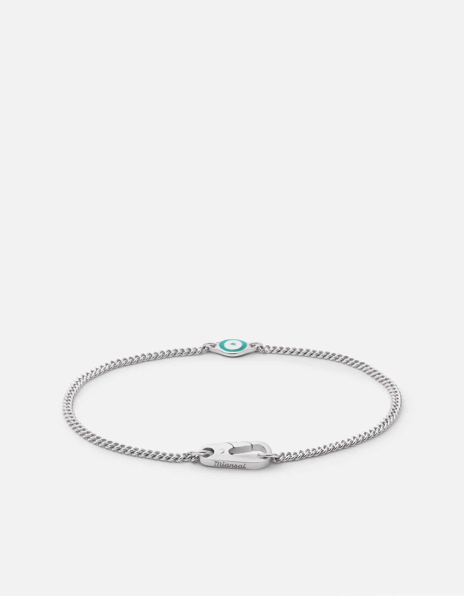 Single Green Eye Bracelet, Sterling Silver w/Enamel sold by Miansai product image thumbnail 2