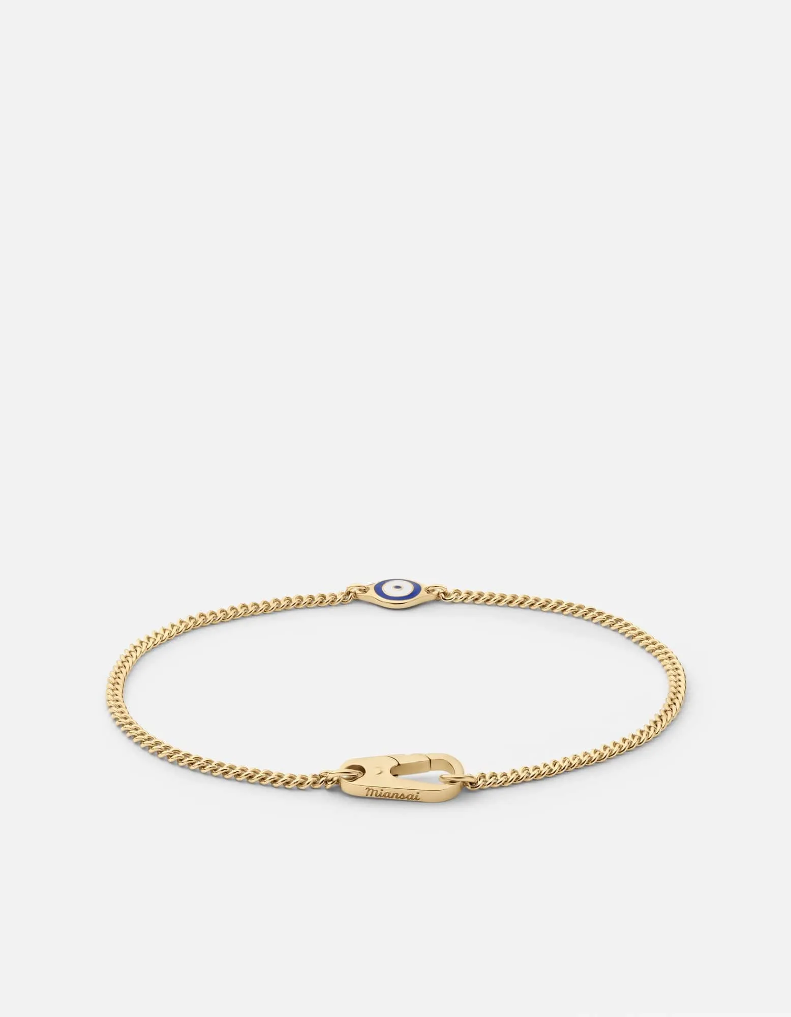 Single Blue Eye Bracelet, Gold Vermeil w/Enamel sold by Miansai product image thumbnail 2