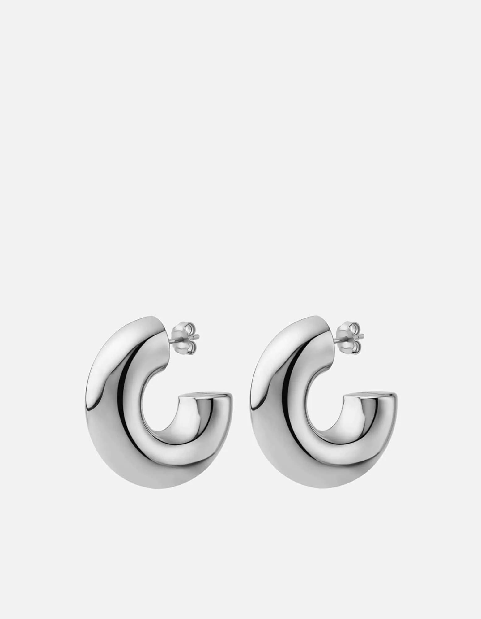 Elani Hoop Earrings, Sterling Silver sold by Miansai