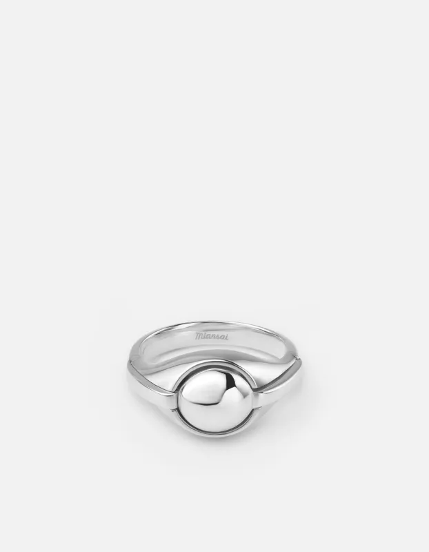 Spoon Signet Ring, Sterling Silver sold by Miansai