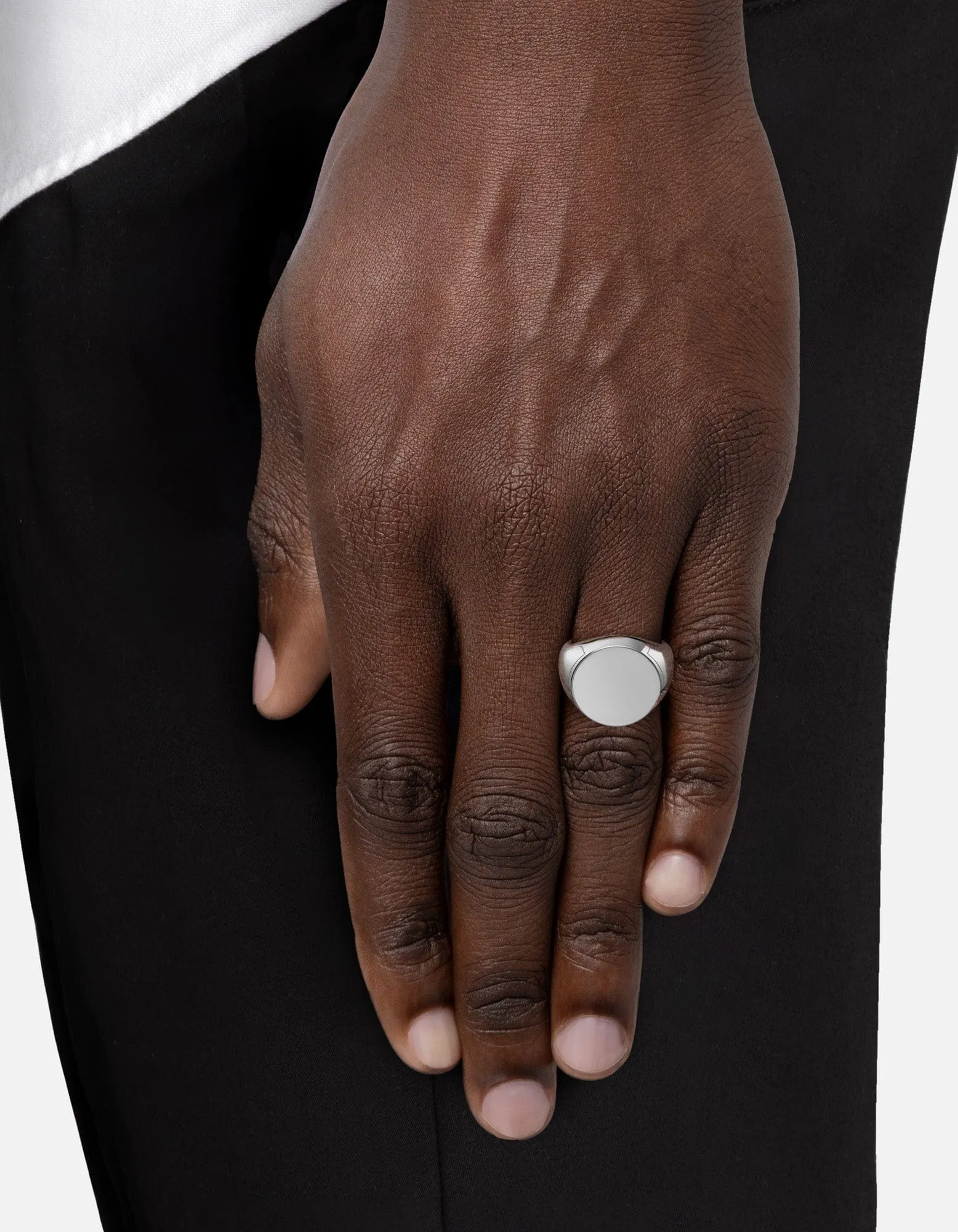 Locket Signet Ring, Sterling Silver sold by Miansai product image thumbnail 5