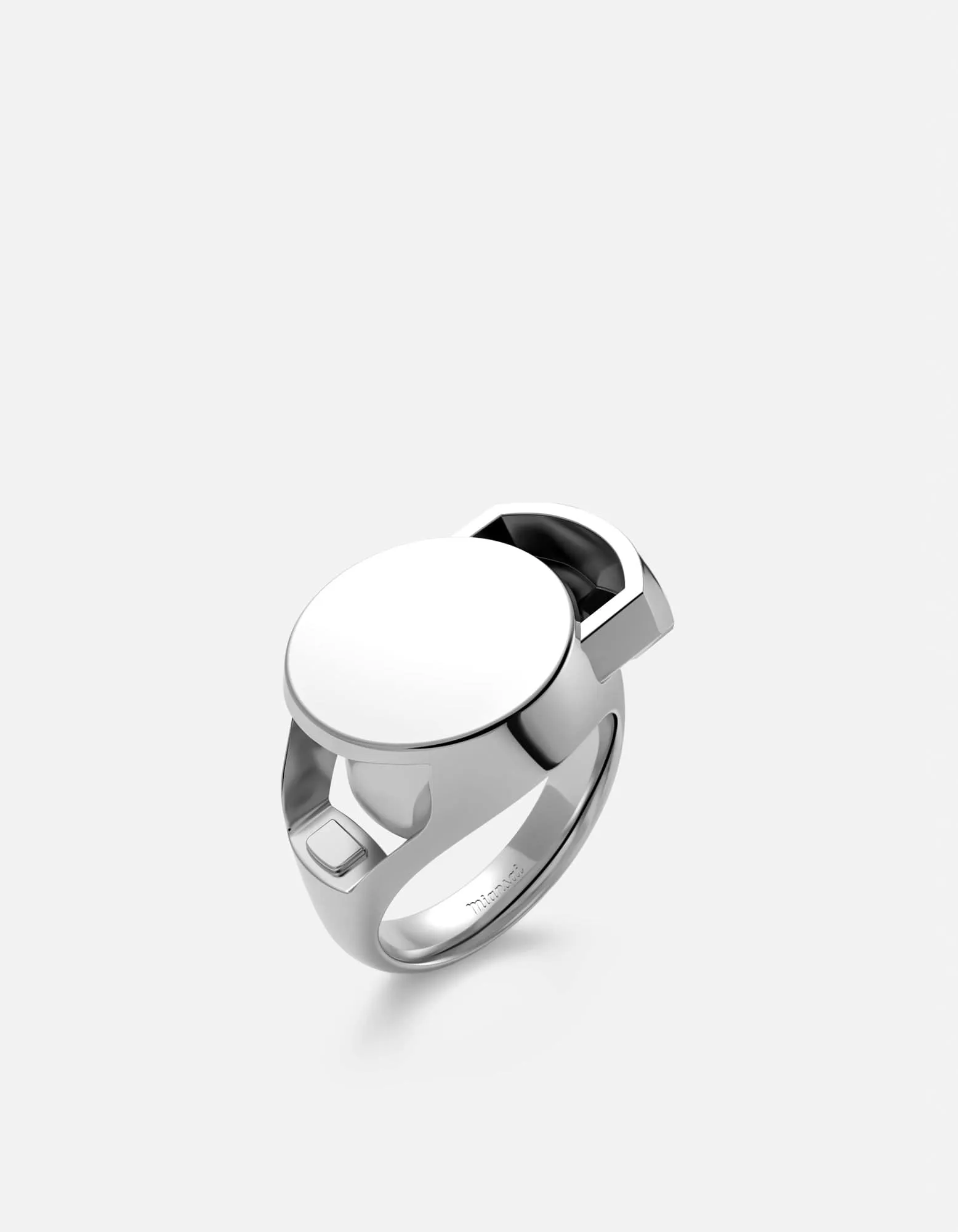 Locket Signet Ring, Sterling Silver sold by Miansai product image thumbnail 3