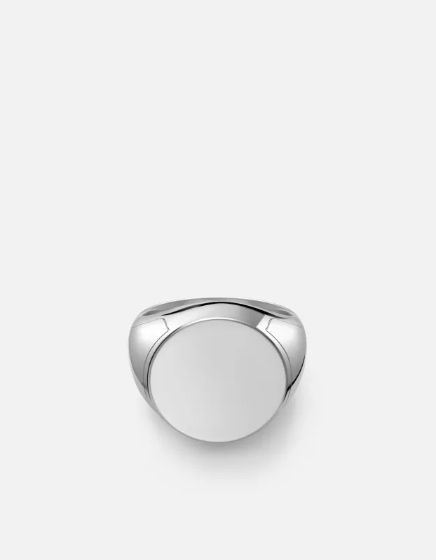 Locket Signet Ring, Sterling Silver made by Miansai