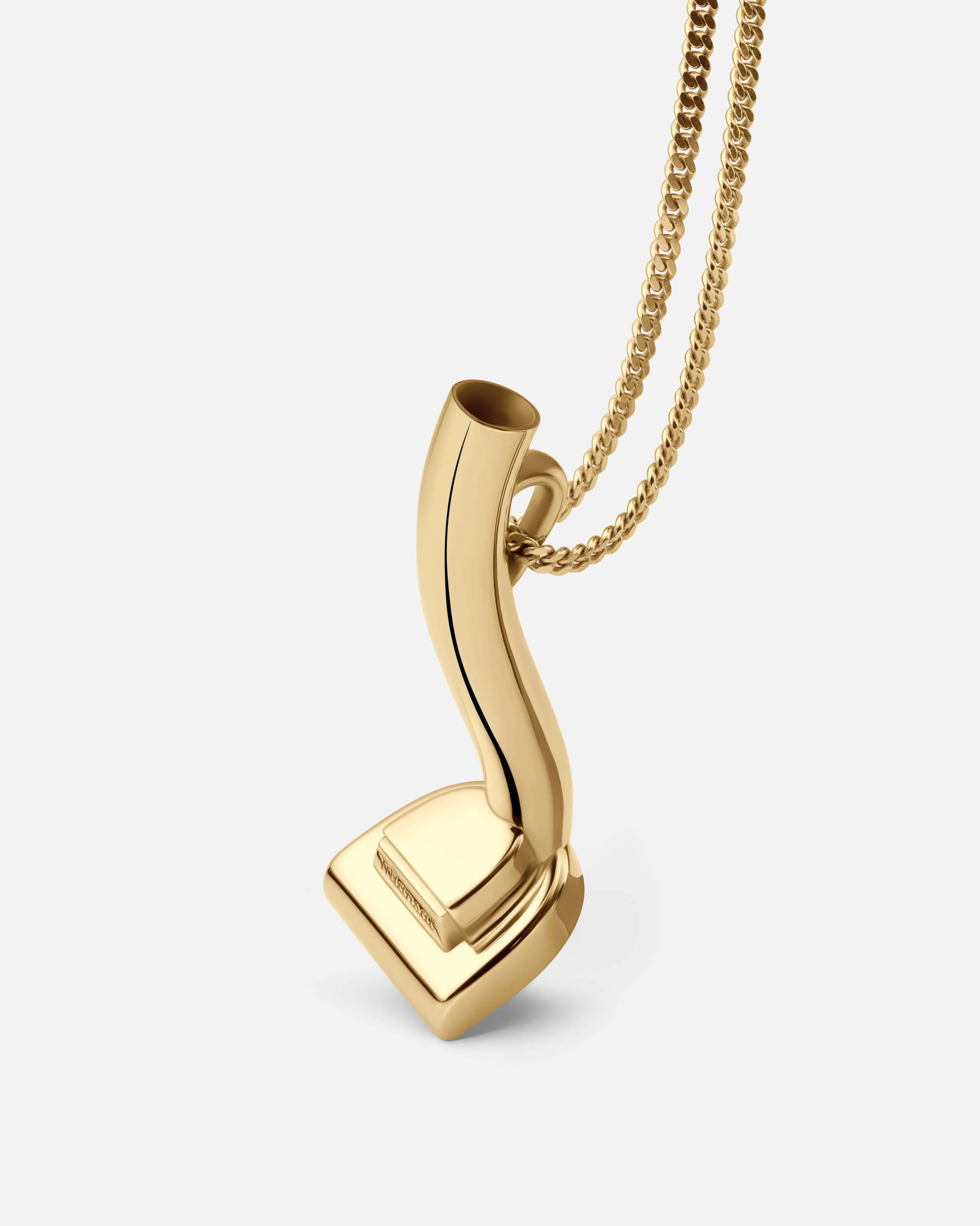 Vacuum Straw Pendant Necklace, 14k Gold sold by Miansai product image thumbnail 2