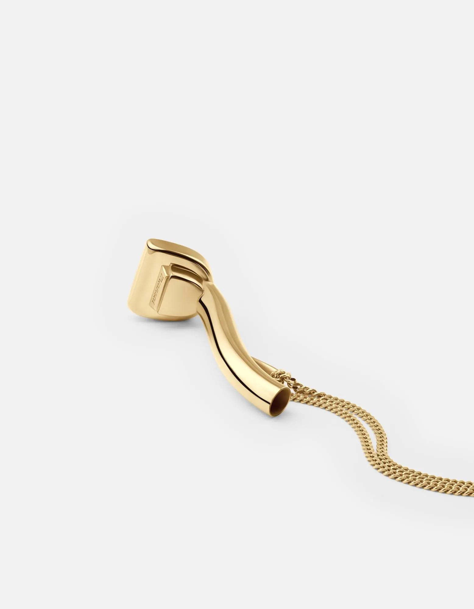 Vacuum Straw Pendant Necklace, 14k Gold sold by Miansai product image thumbnail 3