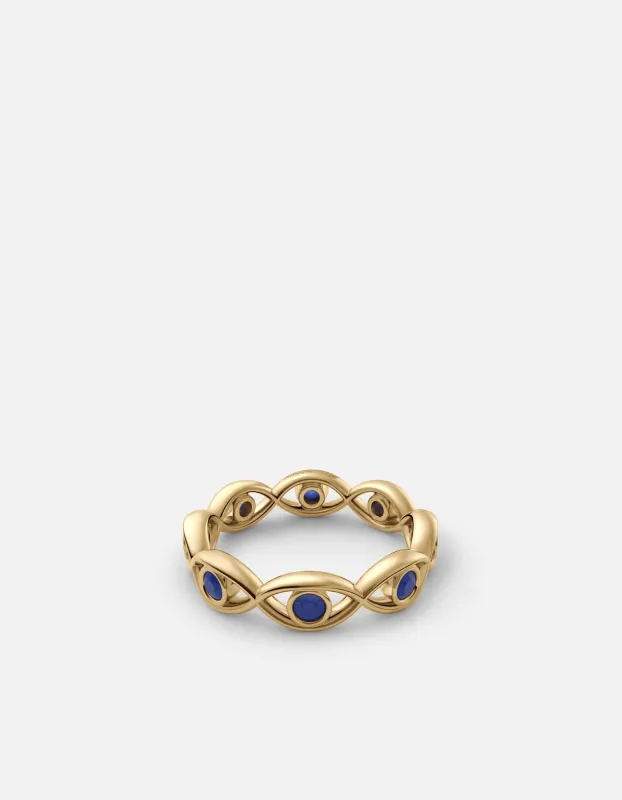 Evil Eye Ring, Gold Vermeil/Spinels sold by Miansai