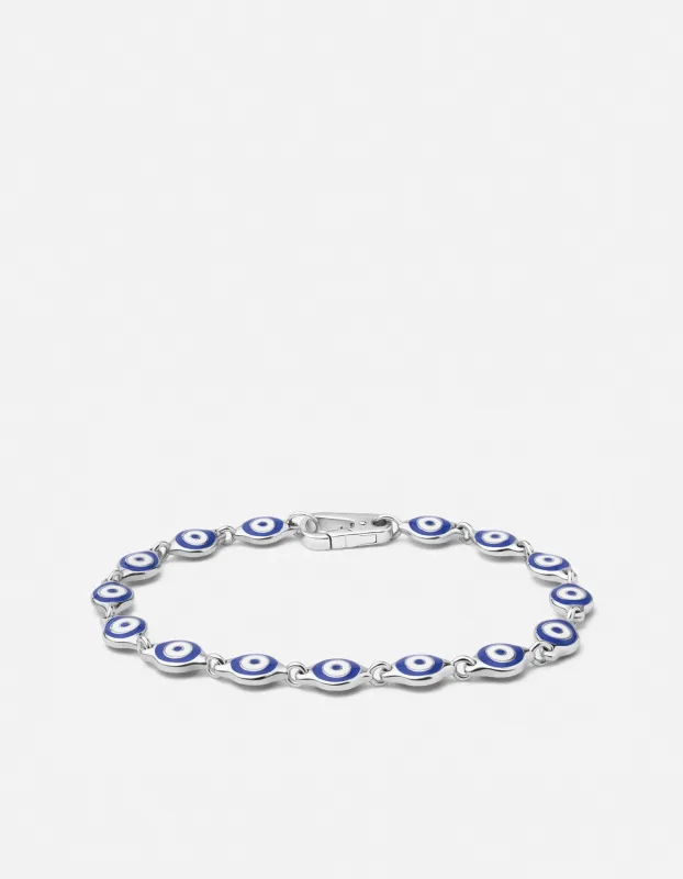 Blue Eye Bracelet, Sterling Silver sold by Miansai