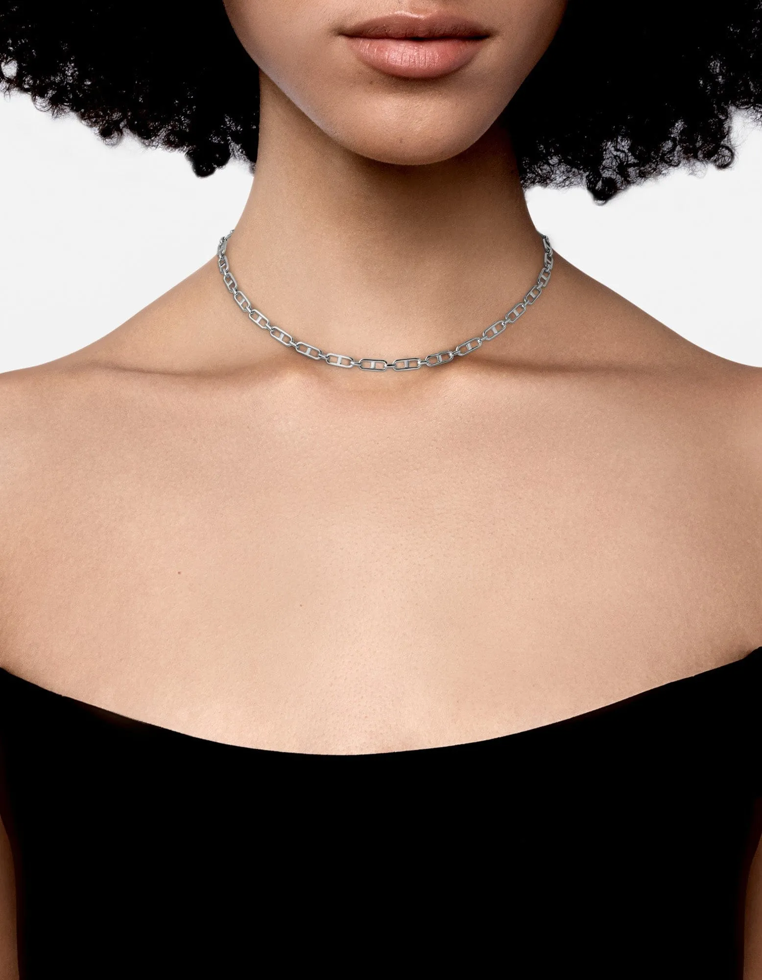 Marinero Chain Link Choker, Sterling Silver sold by Miansai product image thumbnail 2