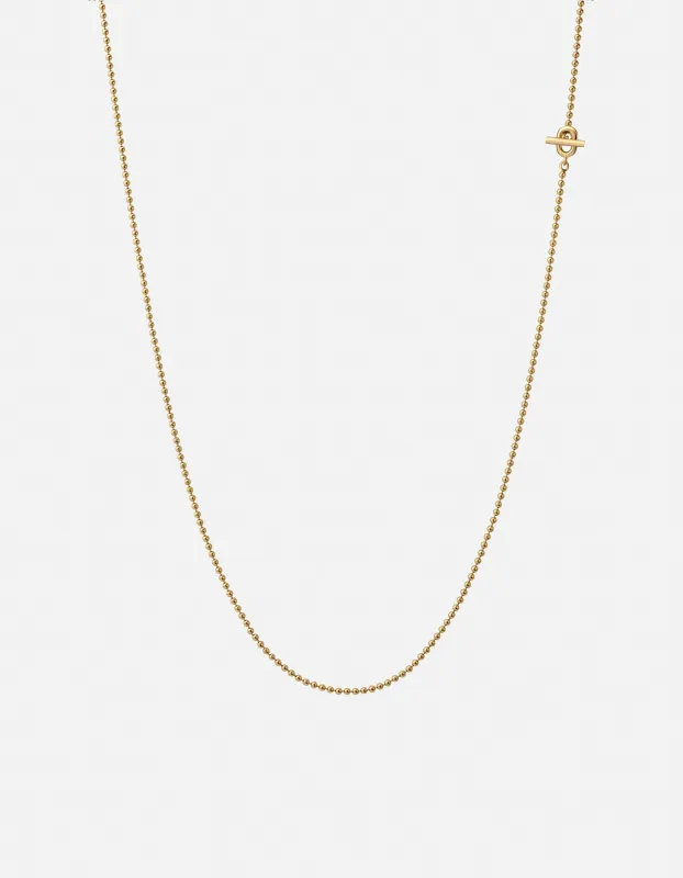 Orb 1.5mm Chain Necklace, Gold Vermeil sold by Miansai
