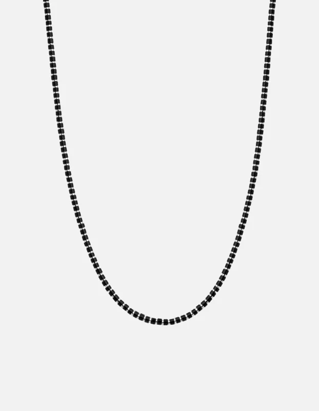 Kato Onyx Necklace, Sterling Silver sold by Miansai