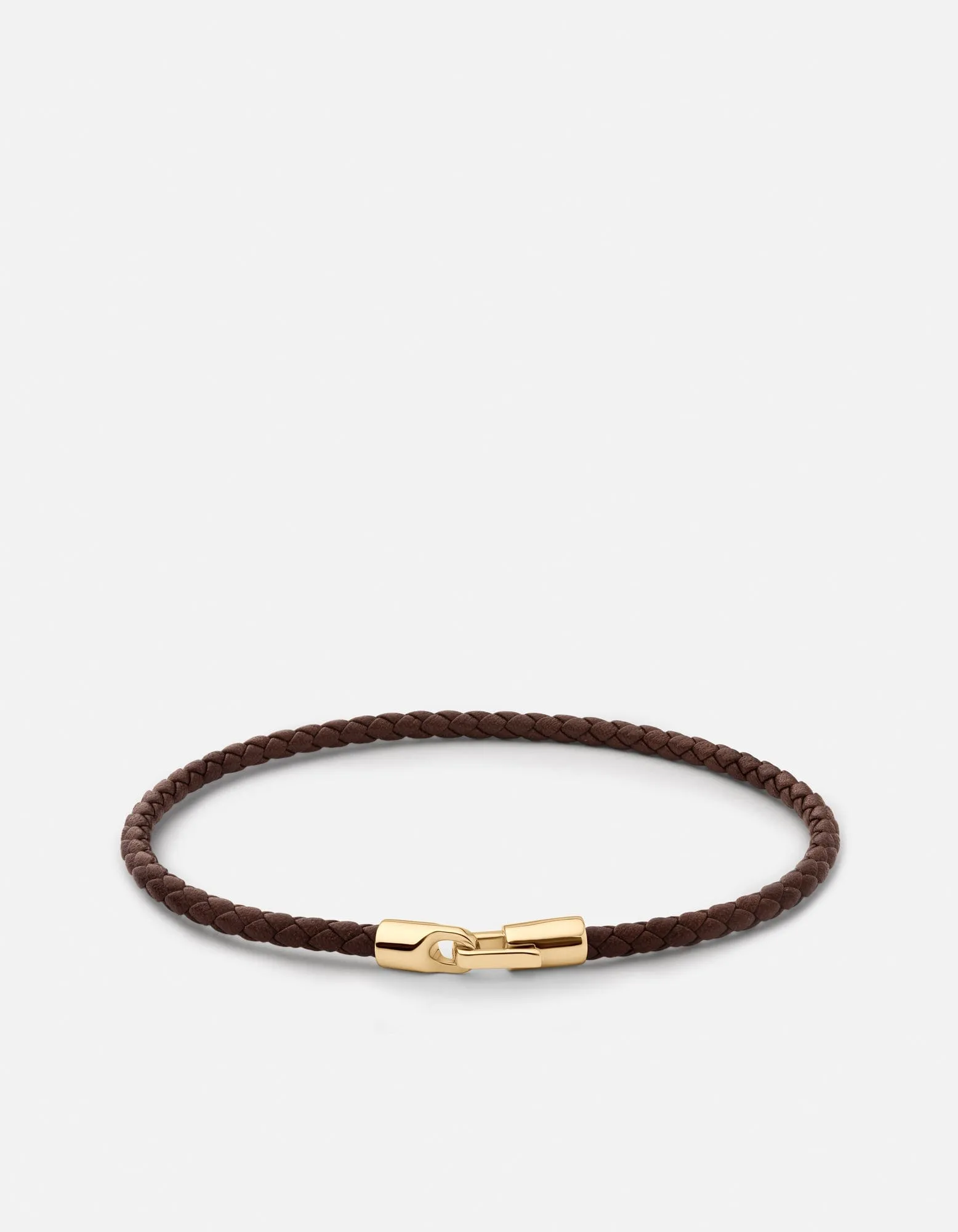 Cruz Leather Bracelet, Gold Vermeil / Black sold by Miansai product image thumbnail 5