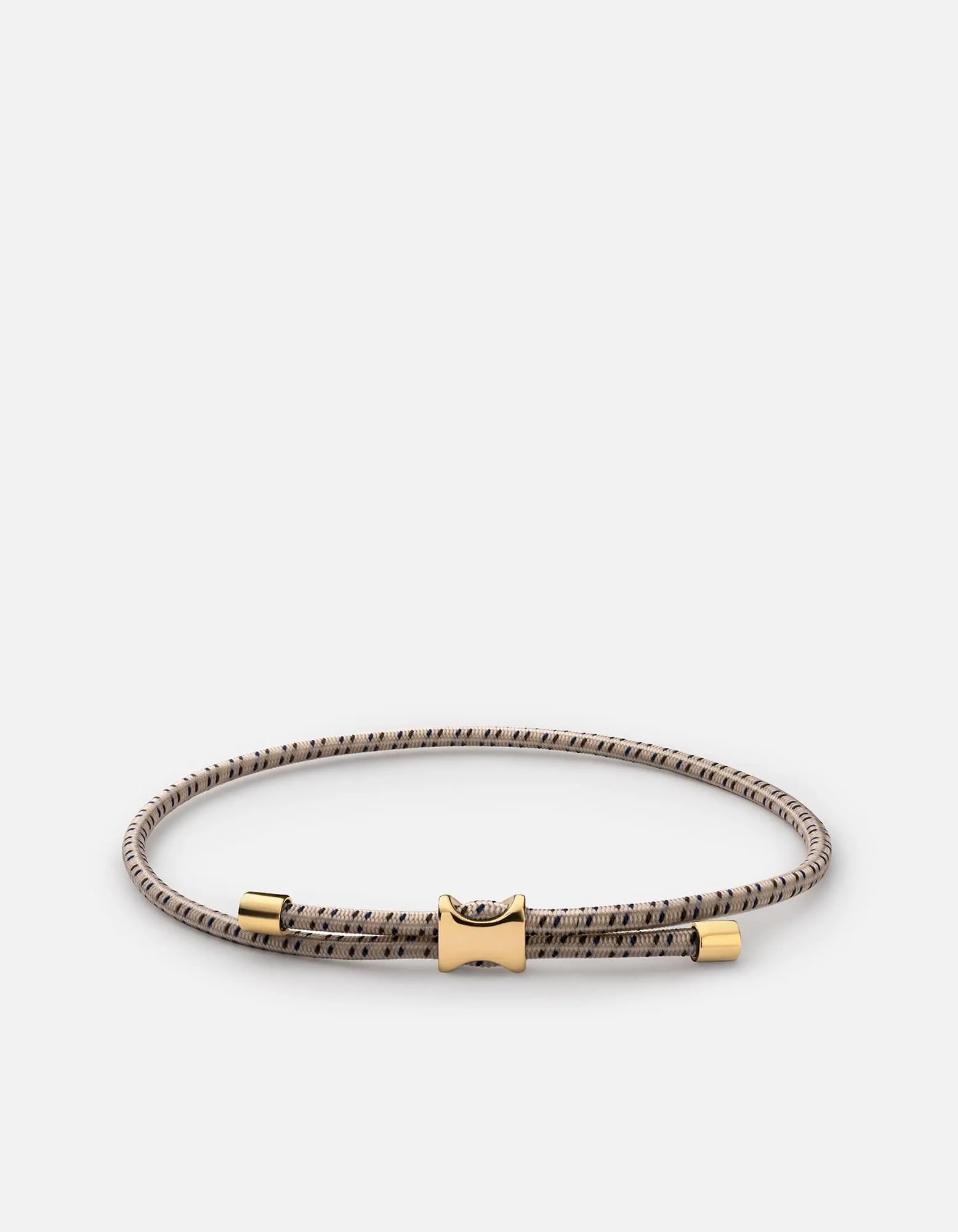 Orson Pull Bungee Rope Bracelet, Gold Vermeil sold by Miansai