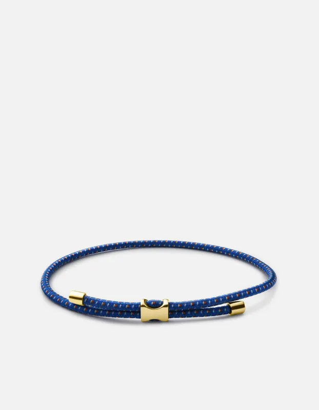Orson Pull Bungee Rope Bracelet, Gold Vermeil sold by Miansai