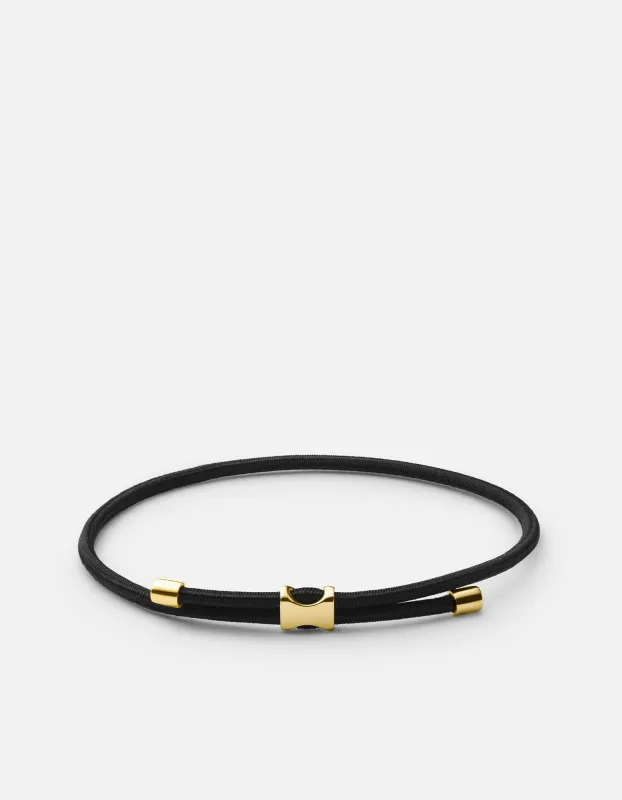 Orson Pull Bungee Rope Bracelet, Gold Vermeil sold by Miansai